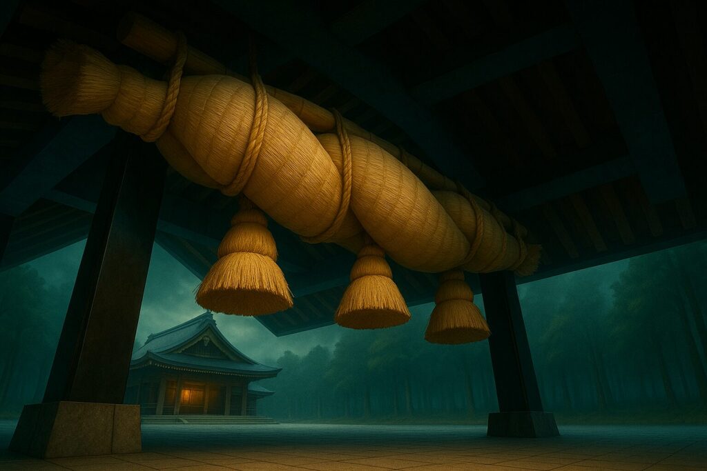 神社のしめ縄