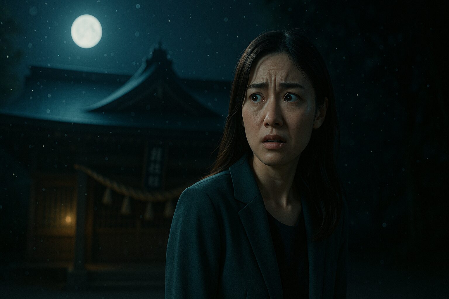 怖い表情の女性